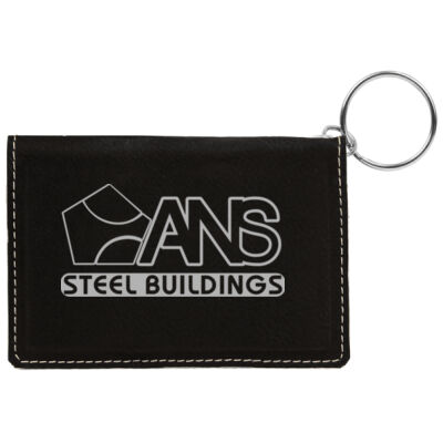 ANS Steel Buildings - Laserable Leatherette Keychain/ID Holder Thumbnail