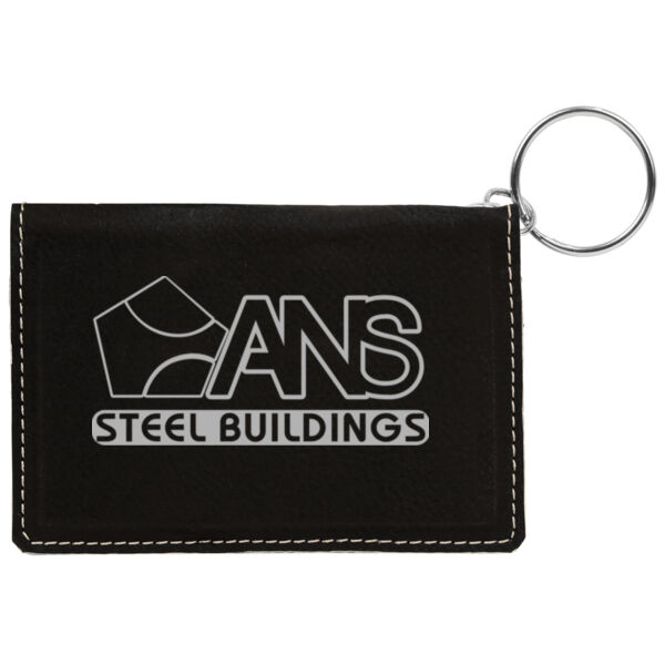 ANS Steel Buildings - Laserable Leatherette Keychain/ID Holder Thumbnail